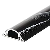 4. Diseño de apariencia: la placa de cubierta se separa de la placa inferior para facilitar la línea de descarga y hacer que los cables estén más ordenados. Diseño simple y elegante, superficie de grano de madera, adecuado para todo tipo de estilos de decoración del hogar. Esconde efectivamente los cables desordenados en el piso.