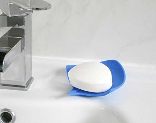 j-me JMESTING-BLU silvio der Rochen Seifenschale, silicone, 12 x 11,5 x 2,9 cm, blau - 9