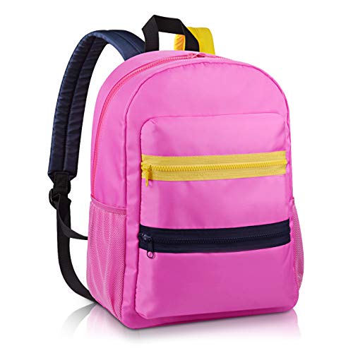 Preisvergleich Produktbild Estarer Kinderrucksack Schulrucksack mit Brustgurt für Mädchen und Jungen Rosa