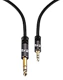 3.5mm Aux Audio Stecker Unterstützen für allen Geräten mit Standard 3.5 mm AUX Buchse, wie iPad, iPhone, iPod, MP3-Player, Laptops, PCs, Handys, Tablets, Heimkino, Lautsprecher, Bassverstärker .usw.