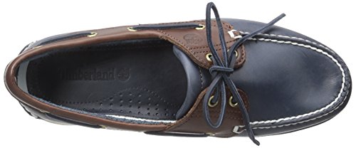 Timberland Herren Classic Boat 2 Eyevintage Indigo and Potting Soil Two-Tone Bootsschuhe - 8
