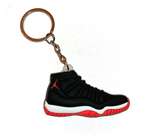 Preisvergleich Produktbild Nike Air Jordan 11 Bred Schlüsselring / Schlüsselanhänger