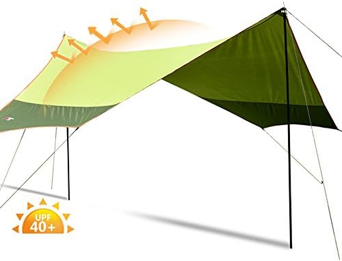 Allight Outdoor Beach 1395040 Beach Rain Prevention Tent Family Tent Automatic Quick Set Moisture Resistant Sunscreen UV Protection UV50 + Portable Super Light Blue, Suitable for 8 persons picnic party fishing