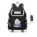 Produktbild GuiSoHn Anime Undertale Backpack Schüler Schultasche Laptop Rucksäcke Freizeittasche Daypack with USB Charging Port