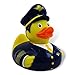 Produktbild HC-Handel 919917 Vinyl Badeente "Flug-Kapitän" 8,5 cm