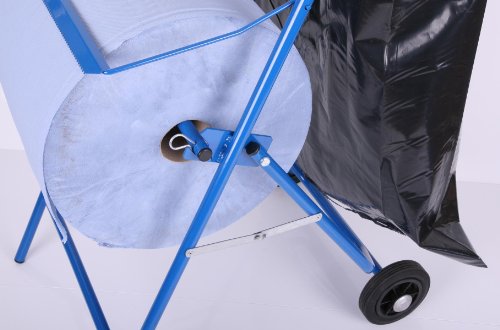 Papierrollenhalter Bodenständer inkl. Müllsackhalter, 100 x 50 x 70 cm, blau - 3