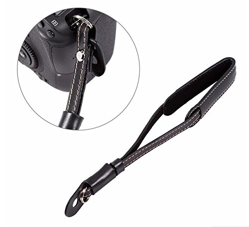 Sangle de poignet Cuir  y   M  TM  universel Cuir PU Sangle de poignet pour Leica Nikon Fuji Pentax Canon Panasonic Sony etc 