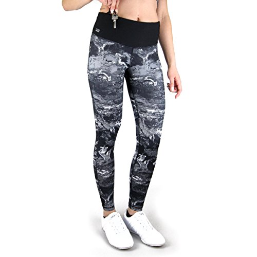 Formbelt® Laufhose Damen mit Tasche lang – leggins stretch-hose Lauf-tights für Smartphone Iphone Handy Schlüssel yoga - 8