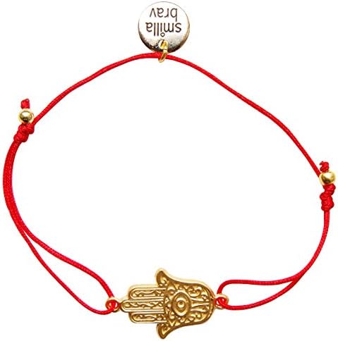Smilla Hamsa Bracelet Collars - Red/Gold - TS31