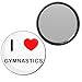 I Love Gymnastics - 77mm Round Compact Mirror