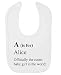 Letter Is For Name Personalised Dictionary Definition Cute Custom Velcro Fastening Baby Bib