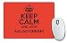 Produktbild Rot Keep Calm und Love Salat creme Mauspad Farbe 2922