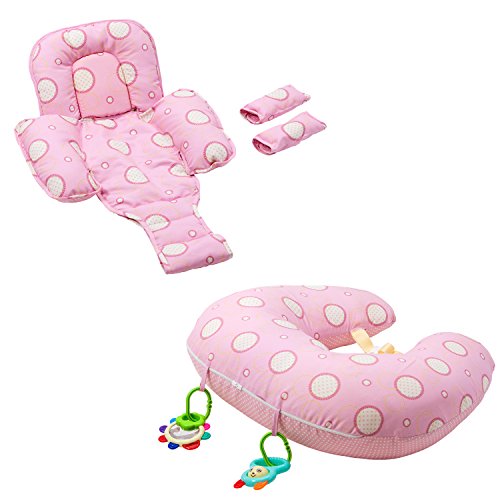 Clevamama ClevaCushion 10-in-1 Nursing Pillow (Pink)