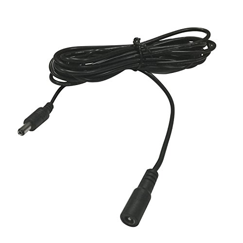 DC 2.1 5.5 MM Power Cord Male to Female Plug Extension Cable Adapter for Car Truck Monitor CCTV LED Light Parking Reverse Camera Device12V 24V 3 Meters 10 Feet by HitCar
