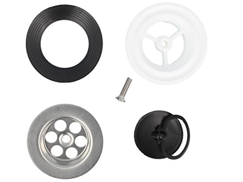 tecuro Ablaufventil Spülenablauf Ablaufstopfen 1 1/2 Zoll Abfluss für Spüle, Wanne und Dusche (Ø 70 mm) - 2