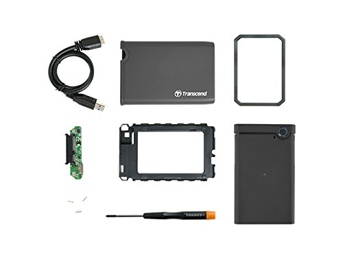 Transcend TS0GSJ25CK3 25CK3 2,5” SSD/HDD Leergehäuse-Kit - 5