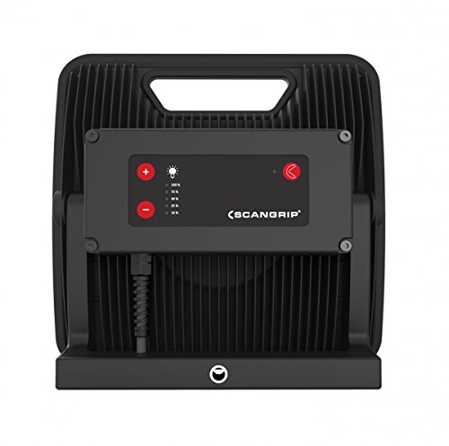 Scangrip LED-Arbeitsleuchte Nova 10 K mit der 84 W COB Technologie und einem 5 m Kabel, gebaut nach Schutzart, 1 Stück, dunkelgrau/schwarz, 03.5444 - 4