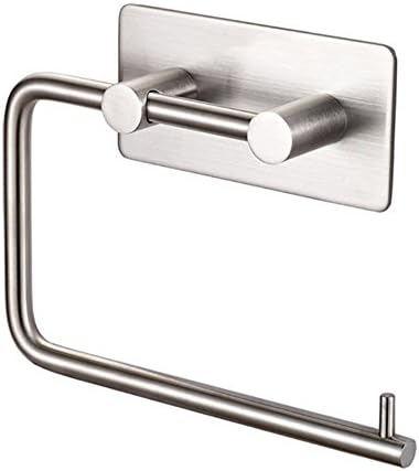 Everesta Self-adhesive Hygienic Paper Stand Wall Mount, 304 Stainless Steel, Kitchen Towel Dispenser 3M Stick, Brushed Finish