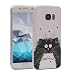 Produktbild Galaxy S7 Hülle, Asnlove Karikatur Muster TPU Transparent Ultradünn Weich Silikon Schutzhülle Thin Fit Passgenaues Premium-Case Schutzhülle für Samsung Galaxy S7 Case, Samsung Galaxy S7 Cover - Schwarz Weiß Katze