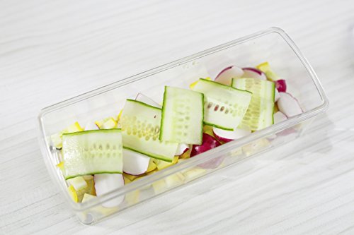 Genius Nicer Dicer Smart | Kiwi-Grün | 13 Teile | Alles-Schneider | Schneiden | Hobeln | Schälen | Aufbewahren | Schneid-Gerät |TV-NEU - 5