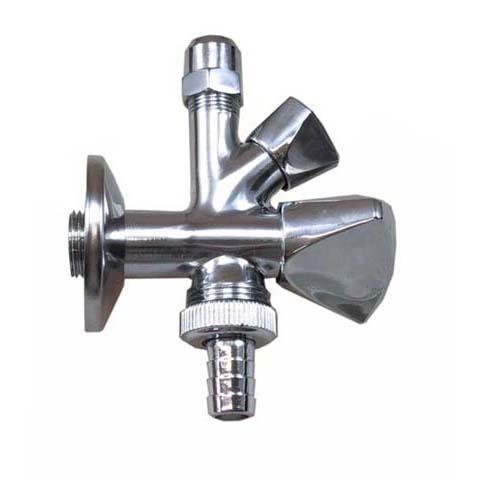 Kombi-Eckventil für zuusätzliches Waschgerät