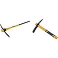 Roughneck ROU64352 Pick Axe With Fibreglass Handle 5lbs/2.27kg & ROU64011 Micro Pick Mattock 14oz/400g