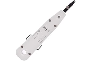 3DBUYER Punch Down Tool, Network RJ45 RJ11 Cat5e Cat6 Telecom Phone Network Cable Impact Terminal Insertion Tools Punching Press Tools for 8P8C 6P6C 4P4C
