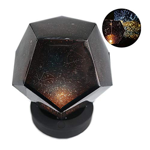 Pawaca Lampada di proiezione del Cielo Stellato USB Ricaricabile Scienza proiettore Romantico 3 Modi Constellation Galaxy Lampada per Adulti Bambini Decorazione Camera da Letto per Bambini
