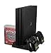 Produktbild PS4/PS4 Slim/PS4 Pro vertikal Standventilator Kühler Dual Controller Ladegerät Ladestation Sony Playstation 4