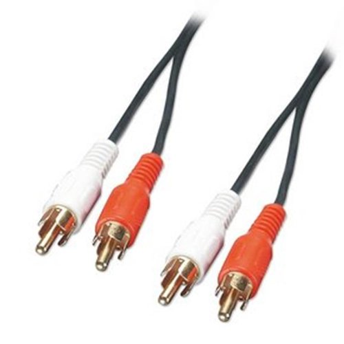 Preisvergleich Produktbild LINDY 35474 - Audiokabel Stereo-Cinch, Stecker / Stecker – 10m