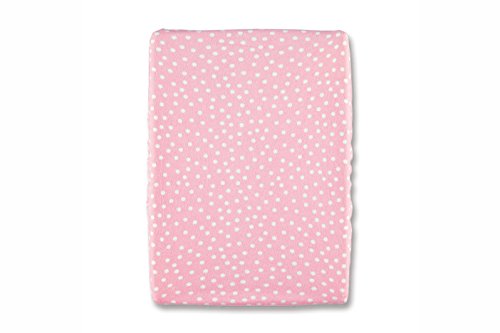Baby Boum 'Youmi Candy' Super Soft CottonRich Fitted Changing Mat Cover (Spotty Candy Pink)