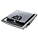 Produktbild OZAVO Kontaktgrill 2 in 1 mit Temperaturregelung, Panini Sandwichtoaster, Elektrische Tischgrill für Raclette, Steak, Gemüse, 1800W, Schwarz
