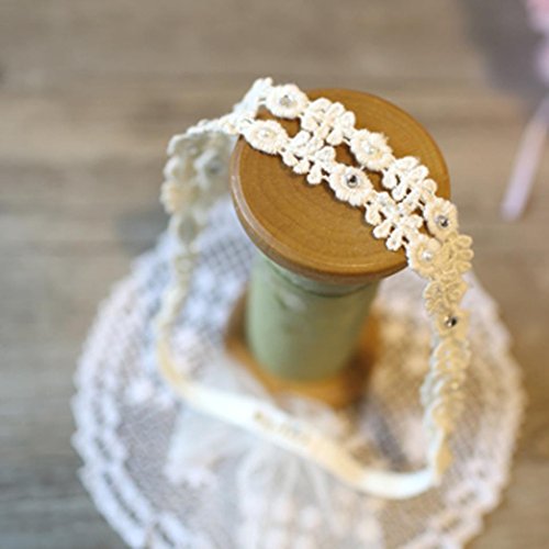 Stirnbänder Transer® Baby Unisex Stirnband Halten Kopf Spitze Sterne Haarband Babyschmuck Babygeschenke & Taufe Größe: Im Alter von 1,5-5,5 Jahre alt - 5