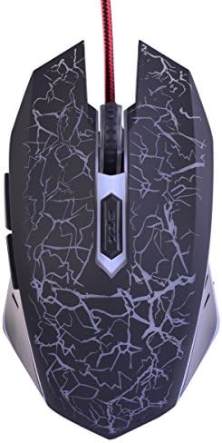 WM 6 Buttons Wired USB Programmable Optical Colorful LED Gaming Mouse 1200/1800/2400 DPI Computer Mice for LOL CF WH-904
