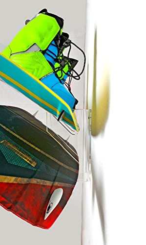 DOUBLE Wandhalter Wandhalterung Board Rack für Wakeboard, Kiteboard, Snowboard, Longboard, Skateboard, Wakeskate, Skimboard - 2