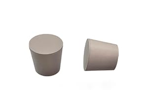 DUGO Gummistopfen, Pfropfen aus Naturkautschuk - 2 Stück - Größe wählbar (oben ø27mm x unten ø22mm x Länge 25mm)