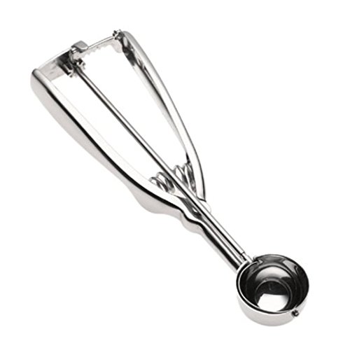 vlunt Edelstahl Scoop für Ice Cream Mash Lebensmittel Löffel Küche Ball, edelstahl, Set of 3 (S M L) - 3