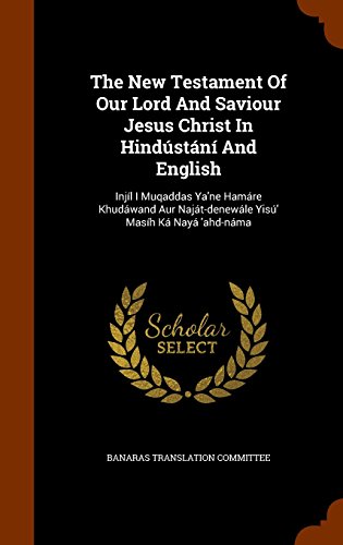 The New Testament Of Our Lord And Saviour Jesus Christ In Hindústání And English: Injíl I Muqaddas Ya'ne Hamáre Khudáwand Aur Naját-denewále Yisú' Masíh Ká Nayá 'ahd-náma