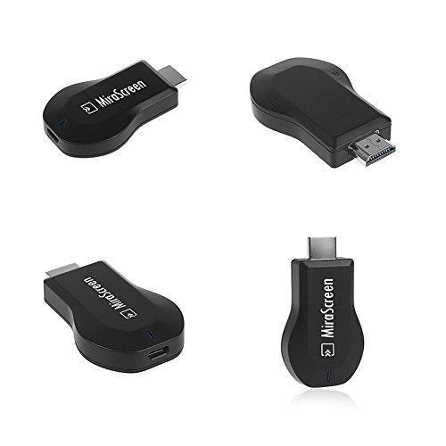Mirascreen adattatore HDMI, video senza fili, ricevitore TV stick Miracast Dongle WiFi Display, HDMI HDTV adattatore convertitore iOS/Android, Samsung/iPhone, iPad Air/Mini/Pro - supporta DLNA AirPlay Mirrorring