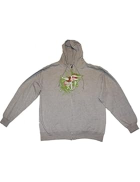 Fallen Skatewear Hoodie Zip Grey Sweater