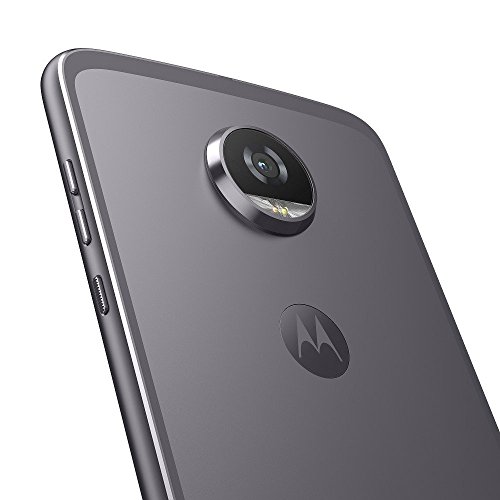 Motorola Moto Z2 Play Smartphone da 5,5 pollici FHD AMOLED, 4GB RAM, 64 GB ROM, Snapdragon 626 Octa-core 2,2 GHz, 12 MP Camera, 4G LTE, Android 7.1.1, Grigio Lunare H3G