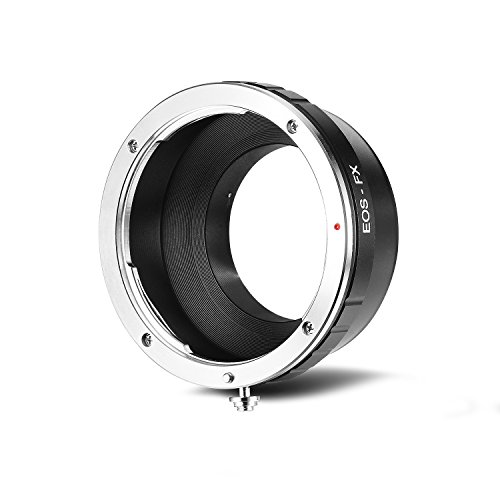 qobobo   Adaptateur de Cam  ra Canon EOS EF   EF-S Mount Lens vers Fujifilm FX Mount  Compatible avec X-Pro1 X-Pro2 X-T1 X-T2 X-T10 X-E1 X-E2 X-E2S X-A1 X-A2 X-A3 X-M1