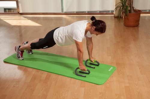 Schildkröt Fitness PUSH UP BARS, 2 Liegestützengriffe, (grey-green), 960040 - 2