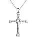 Via Mazzini Fast And Furious Vin Diesel Inspired Silver Metal Cross Pendant For Men RS.349.00