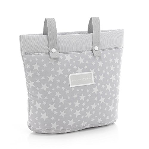 Cambrass Star - Bolso maternal panadera para carro bebe, color gris