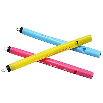 Coomir Lot de 10 sifflets musicaux en Plastique pour Enfants