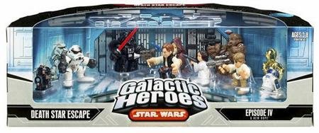 Hasbro 87509 Star Wars Galactic Heroes Death Star Escape 10 Mini-Figure Boxed Set - A New Hope