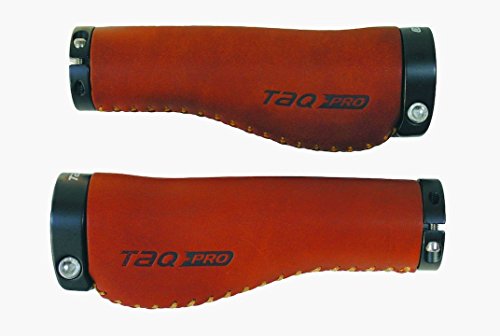 Taq-Pro G3 Leder Lenkergriffe für Fahrrad 130/130 mm - braun