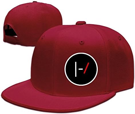 XSSYZ Twenty One Pilots Flat Bill Snapback Baseball Cap Red