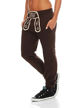 Gennadi Hoppe Damen Sporthose Pant im Trachtenlook